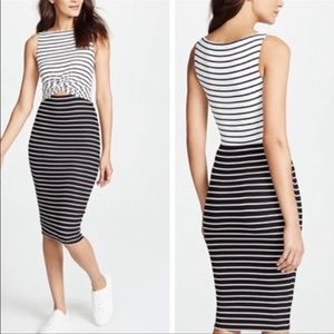 Bailey 44 Anthropologie Stripped Midi Dress